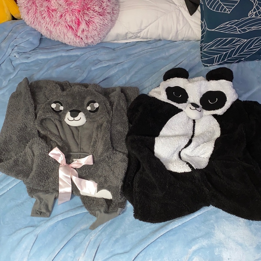 TWO unused animal onesies